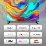 VW 101 cm (40 inches) Spectra Series Full HD Smart QLED Android TV VW40AQ3 - Image 7
