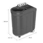 Whirlpool 8.5 kg 5 Star Semi-Automatic Top Loading Washing Machine (ACE DRY 8.5 Kg, GREY DAZZLE ,2x Drying Power) - Image 8
