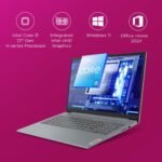 Lenovo IdeaPad Slim 3, 12th Gen Intel Core i5-12450H (16GB LPDDR5, 512GB SSD), Anti-glare, FHD 15.6"(39.6cm), Win 11, Office Home 2024, Arctic Grey, 1.62Kg, 83ER00MDIN, Thin & Light, Backlit KB Laptop - Image 10
