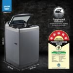 Voltas Beko, A Tata Product 11 Kg 5 Star Fully-Automatic Top Loading Washing Machine (WTL1106UEAH / OBS3060, Dark Grey, Inbuilt Heater) - Image 11