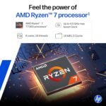 HP 15, AMD Ryzen 7 7730U (16GB DDR4, 512GB SSD) FHD, Anti-Glare, Micro-Edge, 15.6''/39.6cm, Win11, M365 Basic(1yr), Office Home24, Silver,1.59kg, FC0761AU, FHD Camera w/privacy shutter, Backlit Laptop - Image 11