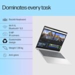 HP Pavilion Plus, Intel Core i5-1335U-13th Gen Laptop, (16GB LPDDR5x,512GB SSD),IPS, 300 nits, 14''(35.6cm) 2K,Win 11, M365 Basic(1yr), Office Home 24, Silver,1.38kg, 5MP Camera w/Shutter, ew0107TU - Image 10