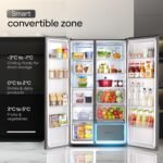 Godrej 600L 3Star 5 Years Comprehensive Warranty Smart Convertible Zones | Toughened Glass Door | Frost Free Inverter Refrigerator (2025 Model, RS EONVELVET 646C RIT SM BL, Storm Blue) - Image 4