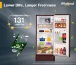 Whirlpool 184 L 5 Star Direct-Cool Single Door Refrigerator with Intellisense Inverter Compressor (205 WDE ROY 5S Inv WINE SPRING-Y, Red, 2026 Model) - Image 6