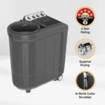 Whirlpool 8.5 kg 5 Star Semi-Automatic Top Loading Washing Machine (ACE DRY 8.5 Kg, GREY DAZZLE ,2x Drying Power) - Image 7