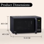 LG 28 L Convection Microwave Oven (MC2846BV, Black, Health Plus Menu, Indian Cuisine, Tandoor Se, Steam Clean & Stainless Steel Cavity) - Image 9