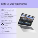 HP 15, 13th Gen Intel Core i3-1315U (12GB DDR4, 512GB SSD) FHD, Anti-Glare, Micro-Edge, 15.6''/39.6cm, Win11, M365 Basic(1yr)* Office24, Silver, 1.59kg, fd0573TU, FHD Camera w/Shutter Laptop - Image 8