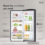 IFB 241L 2 Star 7-in-1 Multi Mode, Advanced Inverter Frost-Free Double Door Refrigerator with 30 Hrs Cooling Retention & 4 Year Super Warranty (2026, IFBFF-291BYBSE, Brush Grey) - Image 9