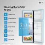 IFB 241L 2 Star 7-in-1 Multi Mode, Advanced Inverter Frost-Free Double Door Refrigerator with 30 Hrs Cooling Retention & 4 Year Super Warranty (2026, IFBFF-291BYBSE, Brush Grey) - Image 9
