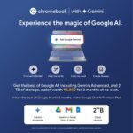 Lenovo {SmartChoice Chromebook, Intel Celeron N4500, 4GB RAM, 64GB eMMC, HD, 11.6"/29.46cm, Chrome OS, Blue, 1.21Kg, 2Wx2 Stereo Speakers, HD Camera, 82UY0014HA, Laptop - Image 8