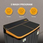VW 9.5 kg 5 Star Wash Mate Semi Automatic Top Load Washing Machine WashMate0095G (Black) - Image 6