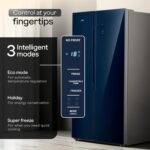 Godrej 600L 3Star 5 Years Comprehensive Warranty Smart Convertible Zones | Toughened Glass Door | Frost Free Inverter Refrigerator (2025 Model, RS EONVELVET 646C RIT SM BL, Storm Blue) - Image 5