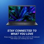Dell 15, Intel Core 3 14th Gen-100U, 16GB DDR4, 512GB SSD, FHD IPS, 15.6"/39.62cm, Windows 11, Microsoft Office Home 2024, Carbon Black, 1.63Kg, Thin & Light, Laptop Model NO - Dell 15 DCU5250 - Image 7