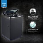 Voltas Beko, A Tata Product 11 Kg 5 Star Fully-Automatic Top Loading Washing Machine (WTL1106UEAH / OBS3060, Dark Grey, Inbuilt Heater) - Image 9