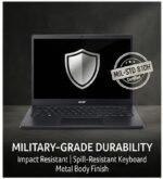 acer TravelLite Thin Laptop AMD Ryzen 5 7430U (6-Core) |8GB RAM, 512GB SSD | 14" Full HD Anti-Glare Display |Privacy Shutter| Windows 11| MS Office | Metal Body | 1.34Kg | Black | 1 Year Warranty - Image 6