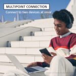 Sony WH-CH520 Wireless Bluetooth Headphones On Ear with Mic, Up to 50Hrs Battery, Quick Charge, DSEE Upscale, Multipoint Connectivity, Voice Assistant, Customized EQ-Black - Image 6