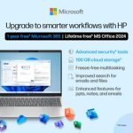HP Pavilion Plus, Intel Core i5-1335U-13th Gen Laptop, (16GB LPDDR5x,512GB SSD),IPS, 300 nits, 14''(35.6cm) 2K,Win 11, M365 Basic(1yr), Office Home 24, Silver,1.38kg, 5MP Camera w/Shutter, ew0107TU - Image 8