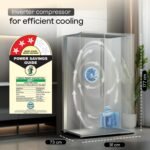 Godrej 600L 3Star 5 Years Comprehensive Warranty Smart Convertible Zones | Toughened Glass Door | Frost Free Inverter Refrigerator (2025 Model, RS EONVELVET 646C RIT SM BL, Storm Blue) - Image 6