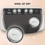LG 7 Kg 5 Star Wind Jet Dry Semi-Automatic Top Loading Washing Machine (P7020NGAZ, Dark Gray, Rat Away Feature) - Image 6