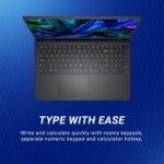 Dell 15, Intel Core 3 14th Gen-100U, 16GB DDR4, 512GB SSD, FHD IPS, 15.6"/39.62cm, Windows 11, Microsoft Office Home 2024, Carbon Black, 1.63Kg, Thin & Light, Laptop Model NO - Dell 15 DCU5250 - Image 6