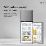 IFB 241L 2 Star 7-in-1 Multi Mode, Advanced Inverter Frost-Free Double Door Refrigerator with 30 Hrs Cooling Retention & 4 Year Super Warranty (2026, IFBFF-291BYBSE, Brush Grey) - Image 7