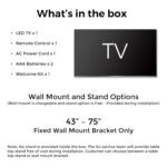 Vu 189cm (75 inches) Vibe Series 4K QLED Smart Google TV 75VIBE-DV - Image 7