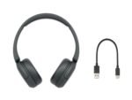 Sony WH-CH520 Wireless Bluetooth Headphones On Ear with Mic, Up to 50Hrs Battery, Quick Charge, DSEE Upscale, Multipoint Connectivity, Voice Assistant, Customized EQ-Black - Image 5
