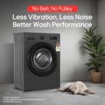 LG 7 Kg, 5 Star, DD Technology, Steam Wash, 6 Motion DD, Fully-Automatic Front Load Washing Machine (FHB1207Z2M, Allergy Care, In-Built Heater, Touch Panel, Middle Black - Image 7