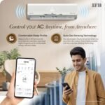 IFB 1.5 Ton 3 Star, New star rated,AI Powered Inverter Split AC,Inbuilt WiFi, Hybrid Mode, 8-in-1 Flexi Mode, Heavy Duty Compressor, Long Air Throw, Self Clean, 100% Copper,CI183SS22SGM3, White - Image 6