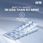 IFB Smart Choice 197L 5 Star Direct-Cool Single Door Refrigerator with Advanced Inverter Compressor (IFBDC-2235DBMED,Mystic Blossom Blue) Extraordinary Storage with Humidity Controller, Base drawer - Image 5