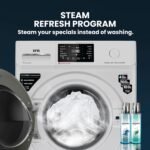 IFB 7 Kg 5 Star, DeepClean® Technology, AI Powered, WiFi, Fully Automatic Front Load Washing Machine (SERENA GXN 7012 CMS, PowerSteam®, 9 Swirl, Steam Refresh, Inbuilt Heater, Eco Inverter, Grey) - Image 4
