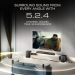 Boat Aavante 5.2.4 Prime 6250DA, Dolby Atmos, 625W, 5.2.4CH(Dual Subwoofers & Wireless Satellites), QR for Installation, Bluetooth Sound bar, Home Theatre Soundbar Speaker (Premium Black) - Image 4