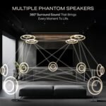 Boat Aavante 5.2.4 Prime 6250DA, Dolby Atmos, 625W, 5.2.4CH(Dual Subwoofers & Wireless Satellites), QR for Installation, Bluetooth Sound bar, Home Theatre Soundbar Speaker (Premium Black) - Image 3