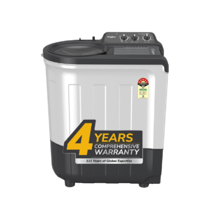 Whirlpool 6.5 Kg 5 Star Magic Clean Semi-Automatic Top Loading Washing Machine (MAGIC CLEAN 6.5 GREY, 4 Year Comprehensive Warranty, 1400 RPM Motor, 5 Year Motor Warranty)