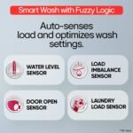 LG Smart Choice, 7 Kg, 5 Star, Steam, Inverter Direct Drive Technology, 6 Motion DD, Fully-Automatic Front Load Washing Machine (FHB1207Z2W, Remove Allergens & Stain, In-Built Heater, Essence White) - Image 11