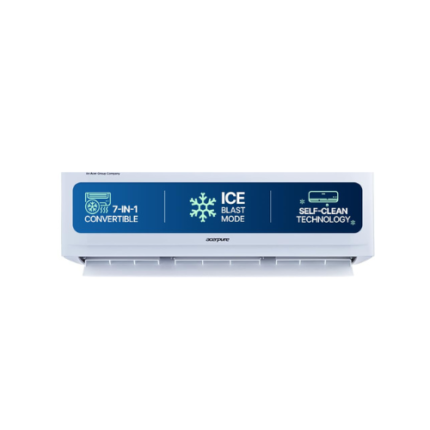 Acerpure Chill Neo1.5 Ton 3 star, New star rated, Split AC(4800W AC5IPG61.5TN3W48W 7 in 1 Convertible, Ice Blast Mode, 4 way swing, Cooling @ 58 degree, White)