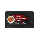 LG 20 L Grill Microwave Oven (MH2044DB, Black, Quartz Heater, I-Wave Technology, Indian Cuisine, Auto Cook Menu, Steam Clean, Anti-Bacterial Cavity & Health plus Menu)