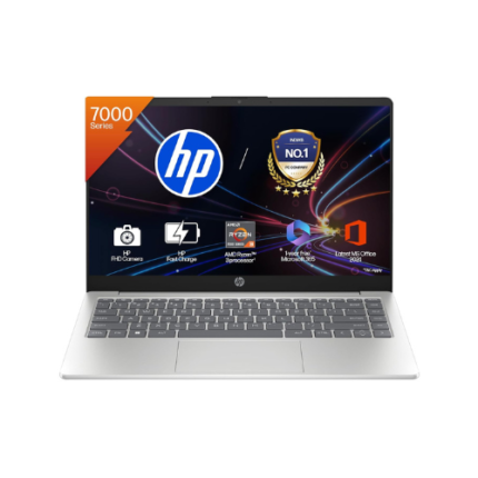 HP 15, AMD Ryzen 3 7320U (8GB LPDDR5, 512GB SSD) FHD, Anti-Glare, Micro-Edge, 15.6''/39.6cm, Win11, M365 Basic(1yr)* Office24, Silver, 1.59kg, fc0500AU, FHD Camera w/Privacy Shutter Laptop