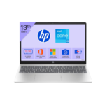HP 15, 13th Gen Intel Core i3-1315U (12GB DDR4, 512GB SSD) FHD, Anti-Glare, Micro-Edge, 15.6''/39.6cm, Win11, M365 Basic(1yr)* Office24, Silver, 1.59kg, fd0573TU, FHD Camera w/Shutter Laptop