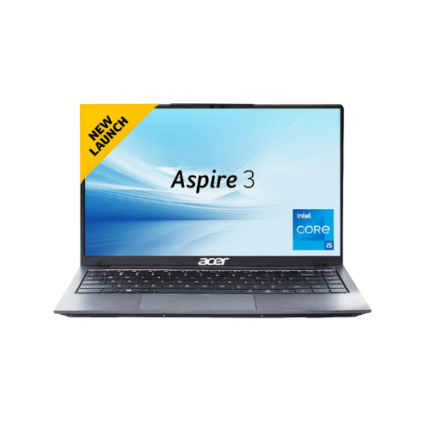 acer Aspire 3 Intel Core i5-1334U Processor Laptop with 35.56 cm (14") FHD LED-Backlit IPS Display (16GB RAM/512GB SSD/WiFi 6/Intel Graphics/Win11Home) A324-51, Backlit Keyboard, Steel Gray, 1.45KG