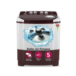 LG 8.5 kg 5 Star Semi-Automatic Top Load Washing Machine (P8530SRAZ, Burgundy, Roller Jet Pulsator)