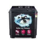 LG 11 Kg 5 Star Wind Jet Dry Rat Away Technology Semi-Automatic Top Loading Washing Machine (P1155SKAZ, Roller Jet Pulsator, Punch + 3, Middle Black)