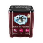 LG 11.5 kg, 5 Star, Roller Jet Pulsator with Soak, Wind Jet Dry Technology, Semi-Automatic Top Load Washing Machine (2025 Model, P115ASDAZ, Smart Filter & Rat Away feature)