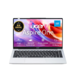 Acer Aspire One, Intel Core Celeron N4500, Office 2024 + M365 Basic, 12GB LPDDR4X RAM/ 256GB SSD, 14.0"/35.56cm TN HD Display, Win 11 Home, Pure Silver,... Colour:Pure Silver