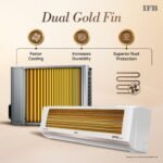 IFB 1.5 Ton 3 Star,New star rated,AI Powered Inverter Split AC,Hybrid Mode, 8in1 Flexi Mode, Heavy Duty Compressor, 4 Way Swing, Self Clean, Dual Gold Fins,100% Copper Tubes,CI193GN22RGM3, white - Image 4