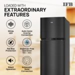 IFB Smart Choice 331L, 3 Star, Tru Convertible 12-in-1, Advanced Inverter Compressor, Frost Free Double Door Refrigerator, WiFi Enabled, 4-Year Machine Warranty (IFBFF-3833DKSETU, Metal Black) - Image 4