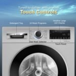 Bosch 10 kg 5 Star Front Load Fully-Automatic Washing Machine, Iron Steam Assist, AI ActiveWater Plus, Pretreatment, Anti Stain, In-Built Heater, Allergy Plus, Silver, WGA252ZSIN - Image 4