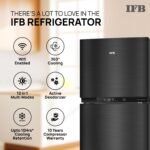 IFB Smart Choice 331L, 3 Star, Tru Convertible 12-in-1, Advanced Inverter Compressor, Frost Free Double Door Refrigerator, WiFi Enabled, 4-Year Machine Warranty (IFBFF-3833DKSETU, Metal Black) - Image 12