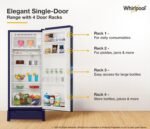 Whirlpool 192 L 4 Star Icemagic Powercool Direct-Cool Single Door Refrigerator with Base Drawer (215 IMPC ROY 4S SAPPHIRE PEONY-Y, Blue, 2026 Model) - Image 7