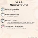 LG 20 L Solo Microwave Oven (MS2043BP, Black, Health plus Menu, I-Wave Technology, Indian Cuisine, Even Reheat & Defrost, Auto Cook Menu, Anti-Bacterial Cavity & Steam Clean) - Image 9